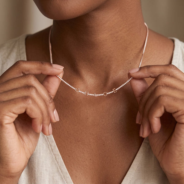 Collier Lettres Semées - Sway