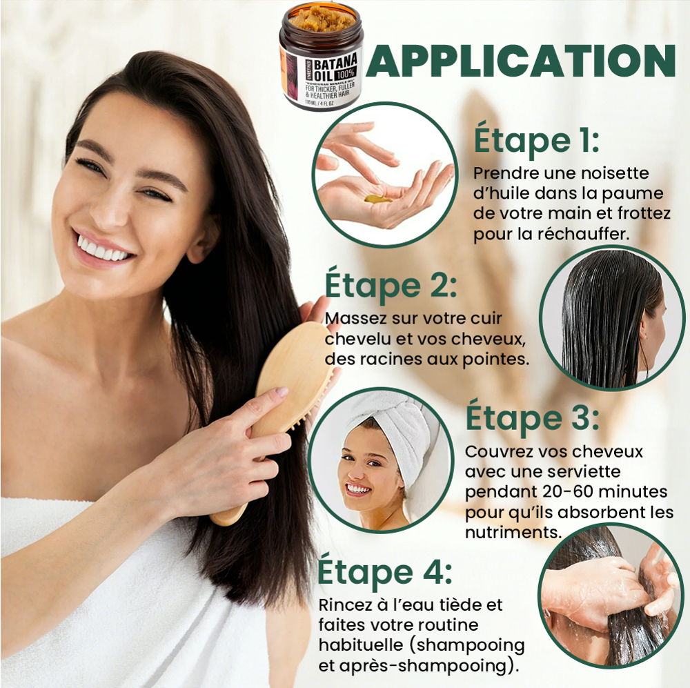 huile de Batana 100 % naturelle