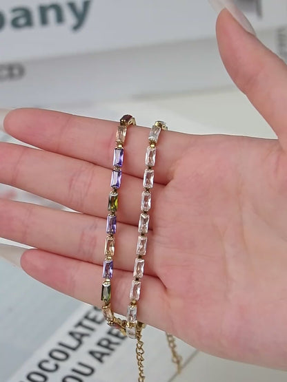 Vidéo du Bracelet Tennis Éclat Sway porté au poignet